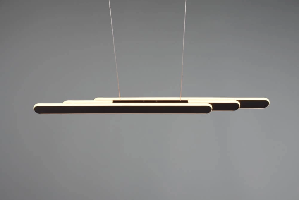 Hanglamp Helios 130cm zwart Trio 4017807577839