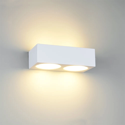 Design wandlamp Mattone gips - wit