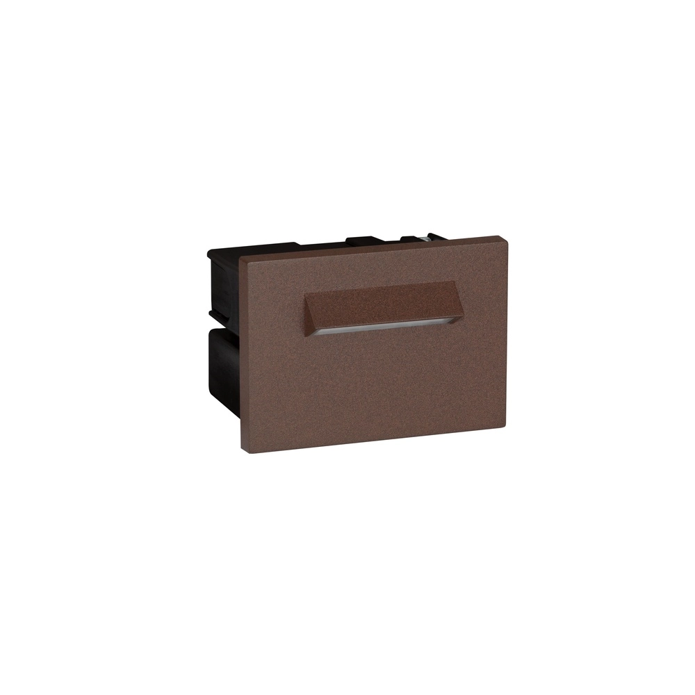 Inbouwlamp Recto voor wand roestbruin Lyora 5212063504967