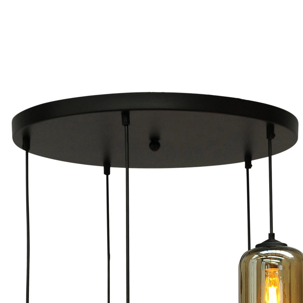 Hanglamp Quinto Smoke 5-lichts Curiosa Masterlight 8718121242910