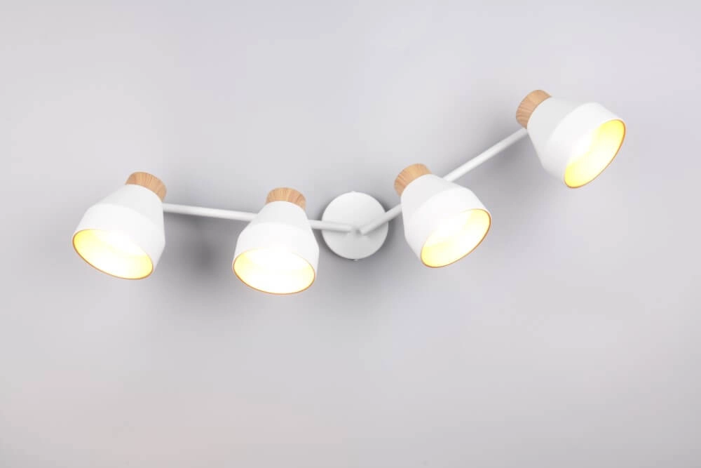 Design plafondlamp 4-lichts Valentin wit Trio 4017807637441