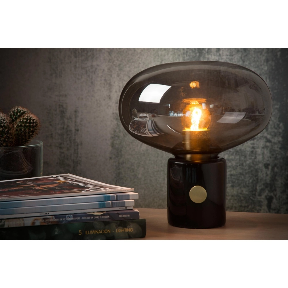 Design tafellamp Charlize Ø 23cm zwart Lucide 5411212031006