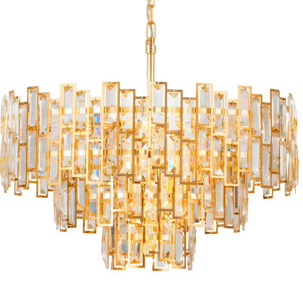 Ø 63cm kroonluchter Calmeilles goud Stars of Light 9002759396138