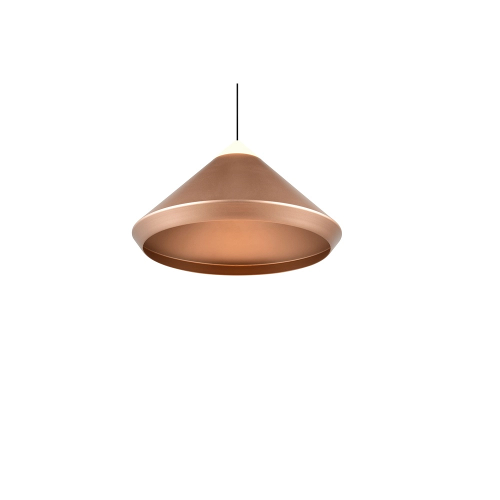 Moderne hanglamp Laguna Ø 30cm koffie bruin Trio 4017807677522