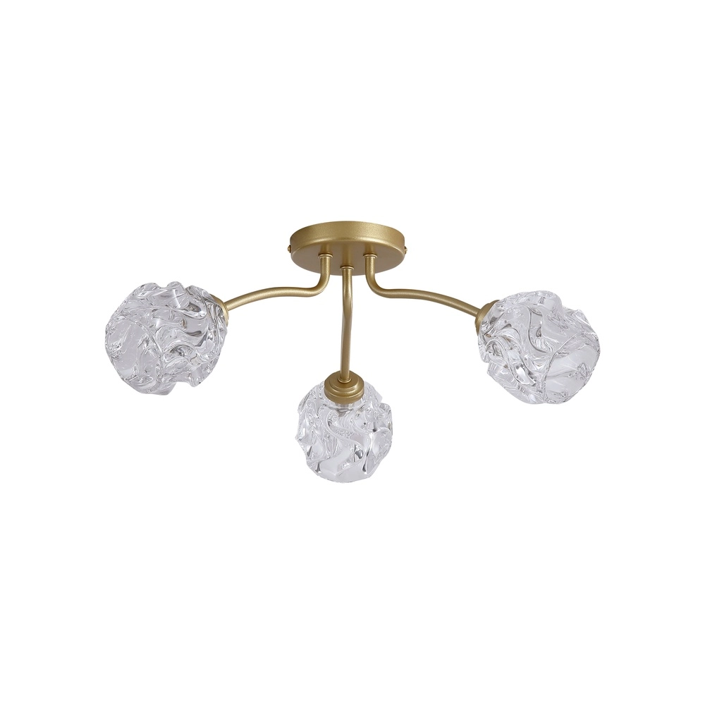 Plafondlamp Astral goud 3-lichts Searchlight 5053423304069