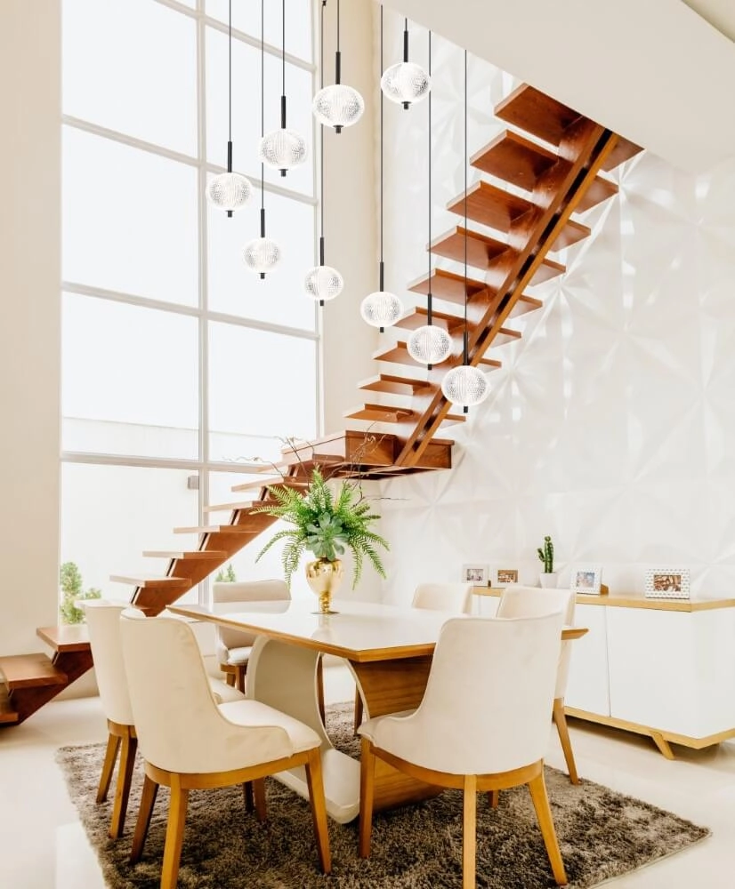 Unieke hanglamp Ceps 9-lichts Globo 9007371458530