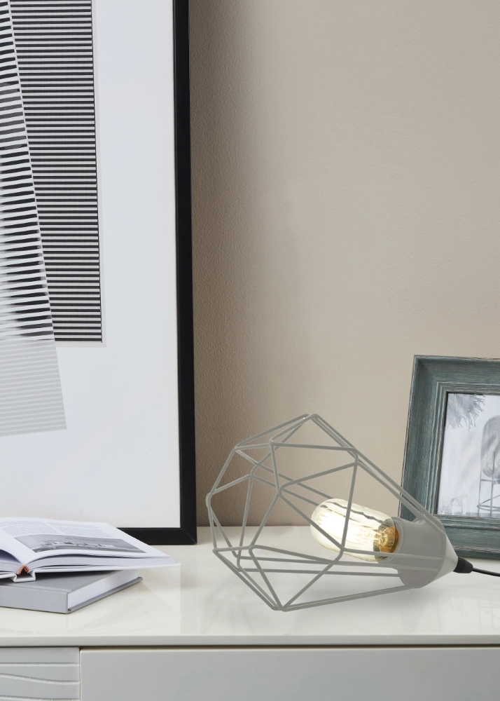 Grijze tafellamp Tarbes design Eglo 9002759430245