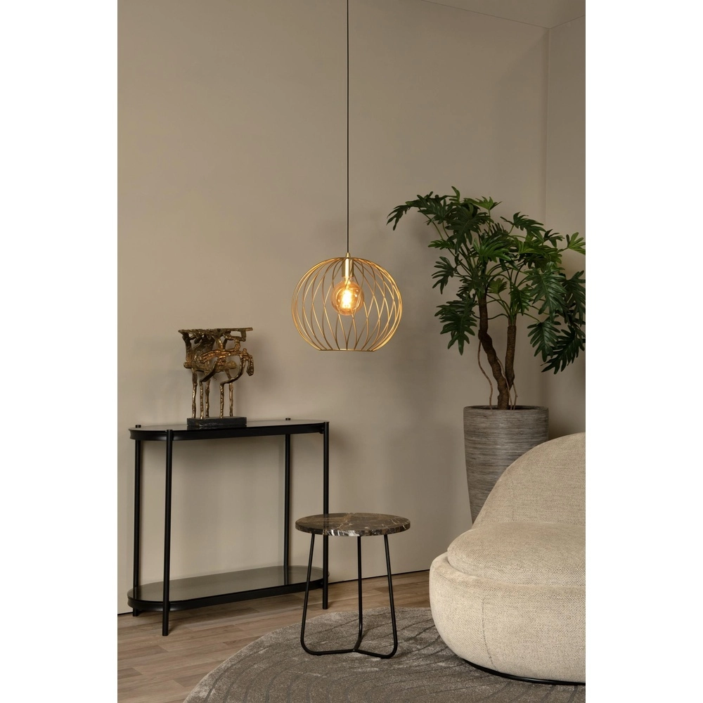 Hanglamp Danza Ø 40cm goud Lucide 5411212211521