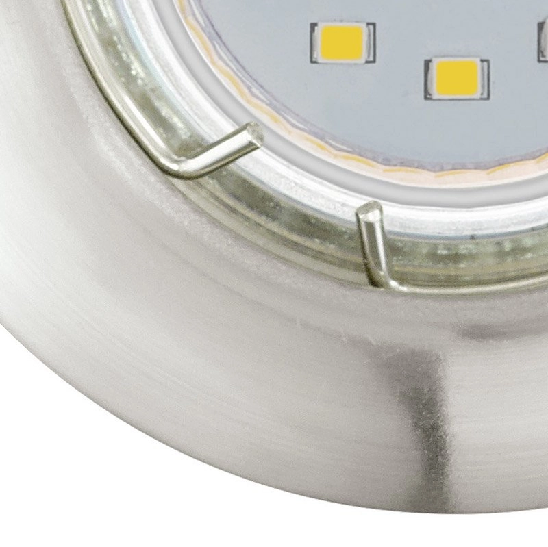 Inbouw spot Peneto Round 7,8cm set van 3 nikkel mat Eglo 9002759942373