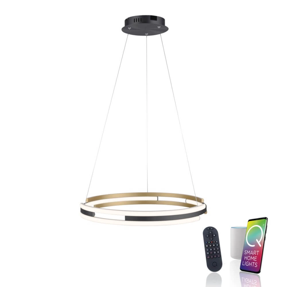 Design hanglamp Q-Beluga 60cm Paul Neuhaus 4012248374641