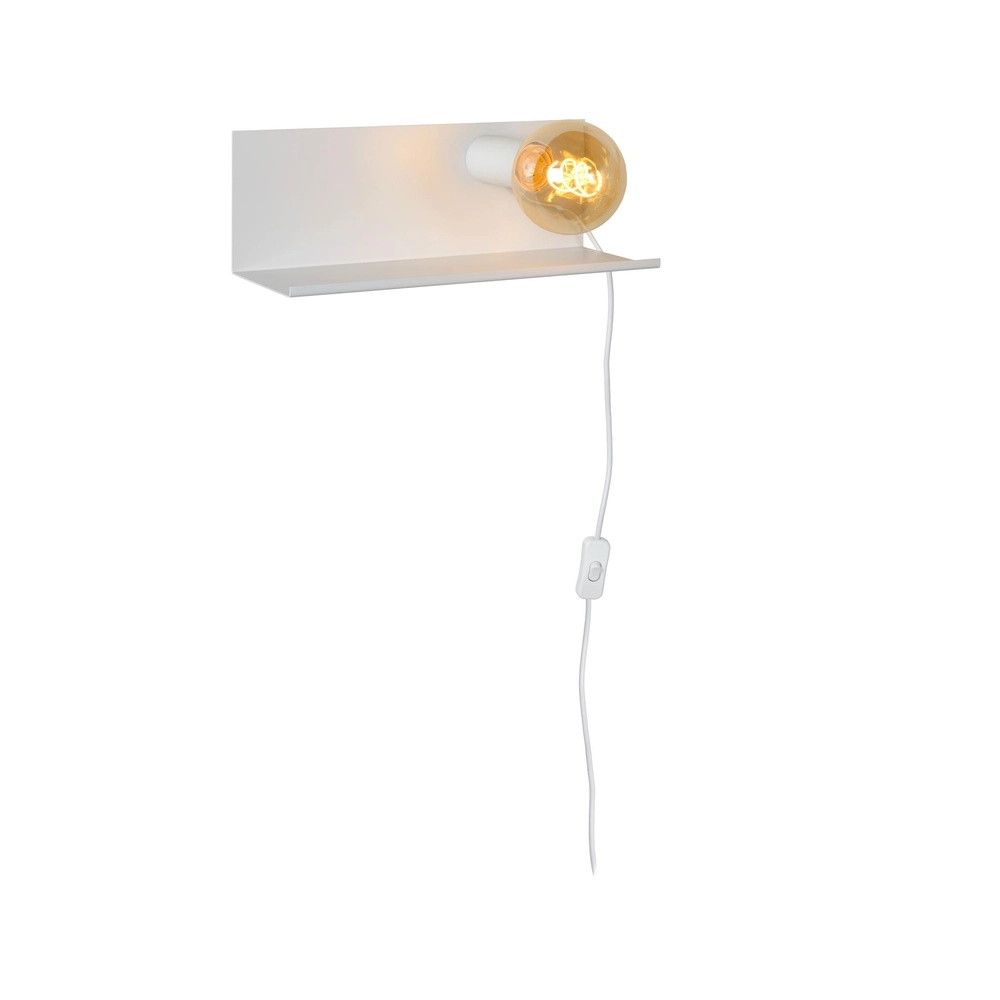 Bedlampje Sebo wit Lucide 5411212061294