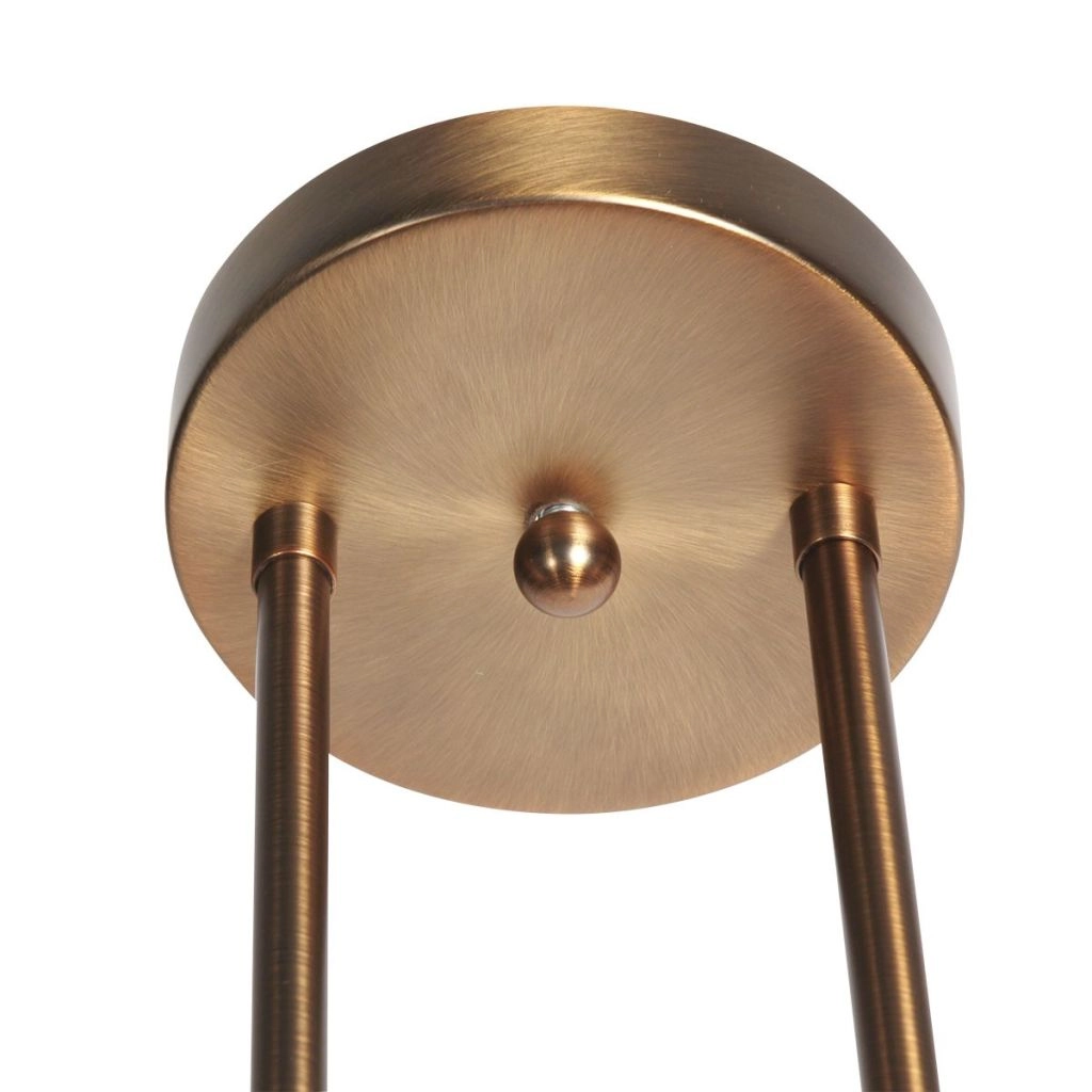 Klassieke hanglamp Anthea 3-lichts brons Steinhauer 8712746180213