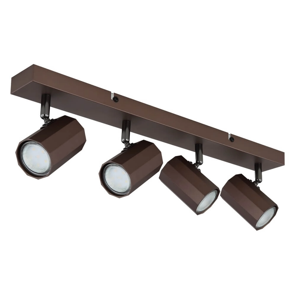 Bronzen plafondlamp James 4-lichts Globo 9007371456888