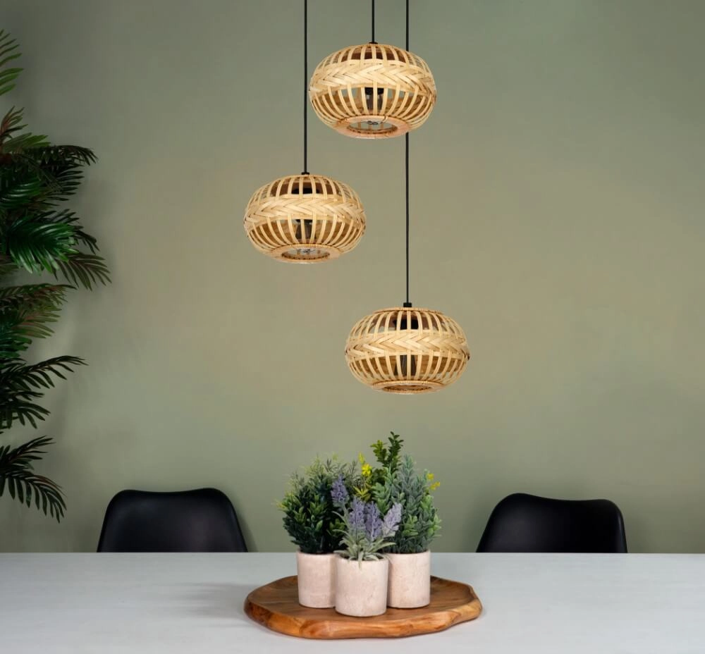 Vide hanglamp Amsfield 1 3-lichts Eglo 9002759438647