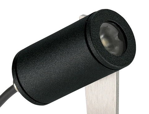 Prikspot Led 230v Wally zwart - RVS Albert 4007235624335