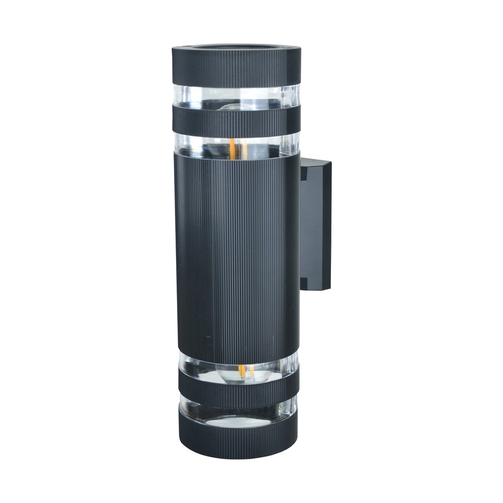 Design wandlamp Toluca zwart dubbel Searchlight 5,05342E+12