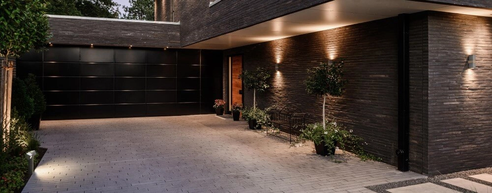 Tuinspot Q-Bic Teak 2 30cm hout-antraciet Royal Botania