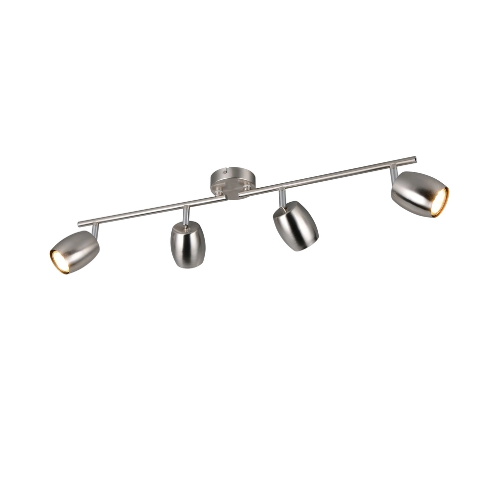 Plafondlamp Nancy 4-lichts nikkel Plafondlamp Nancy 4-lichts nikkel
