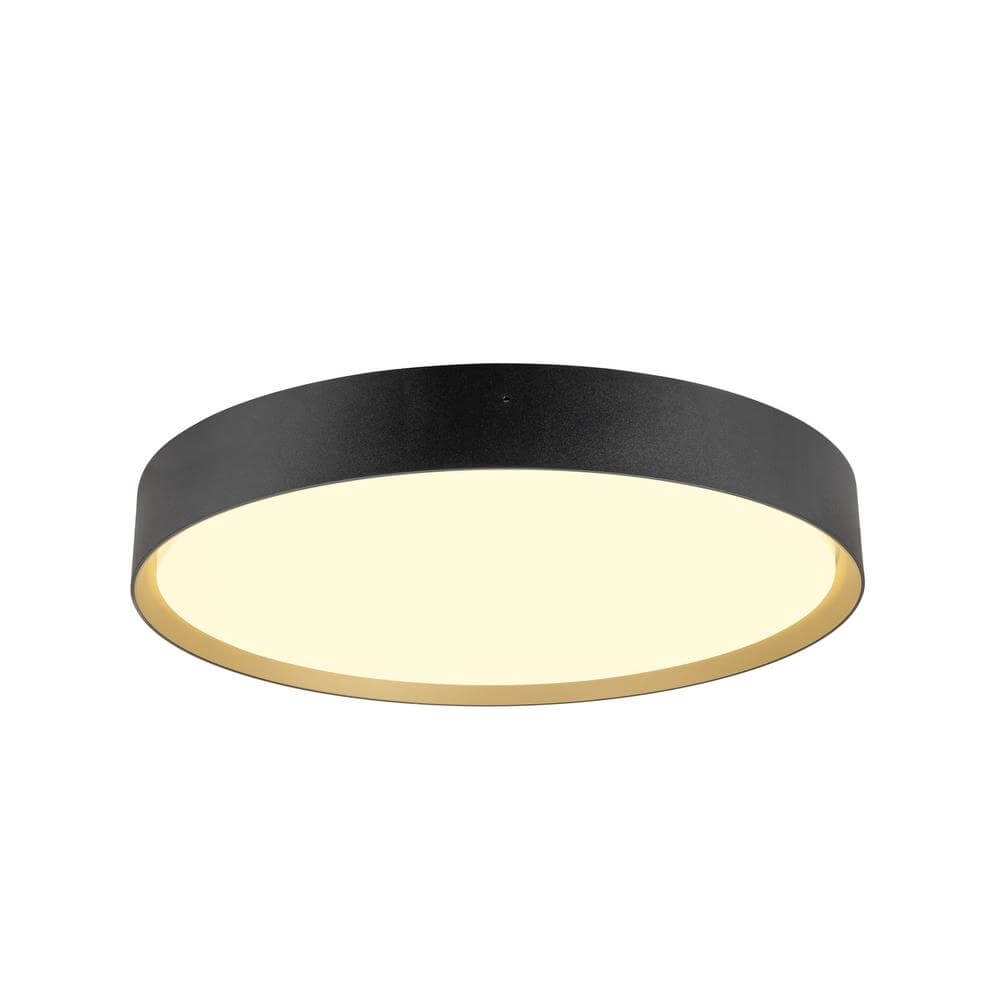 Plafondlamp Decona 42 zwart-goud Ø 42cm SLV 4024163298155