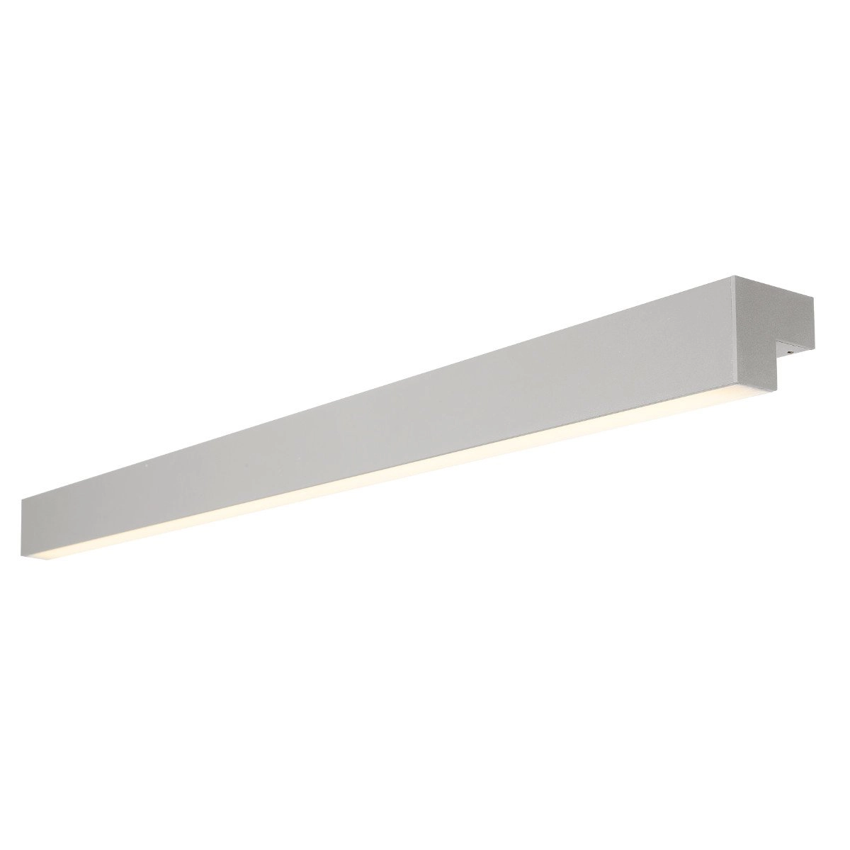 Spiegelverlichting L-LINE 118cm grijs