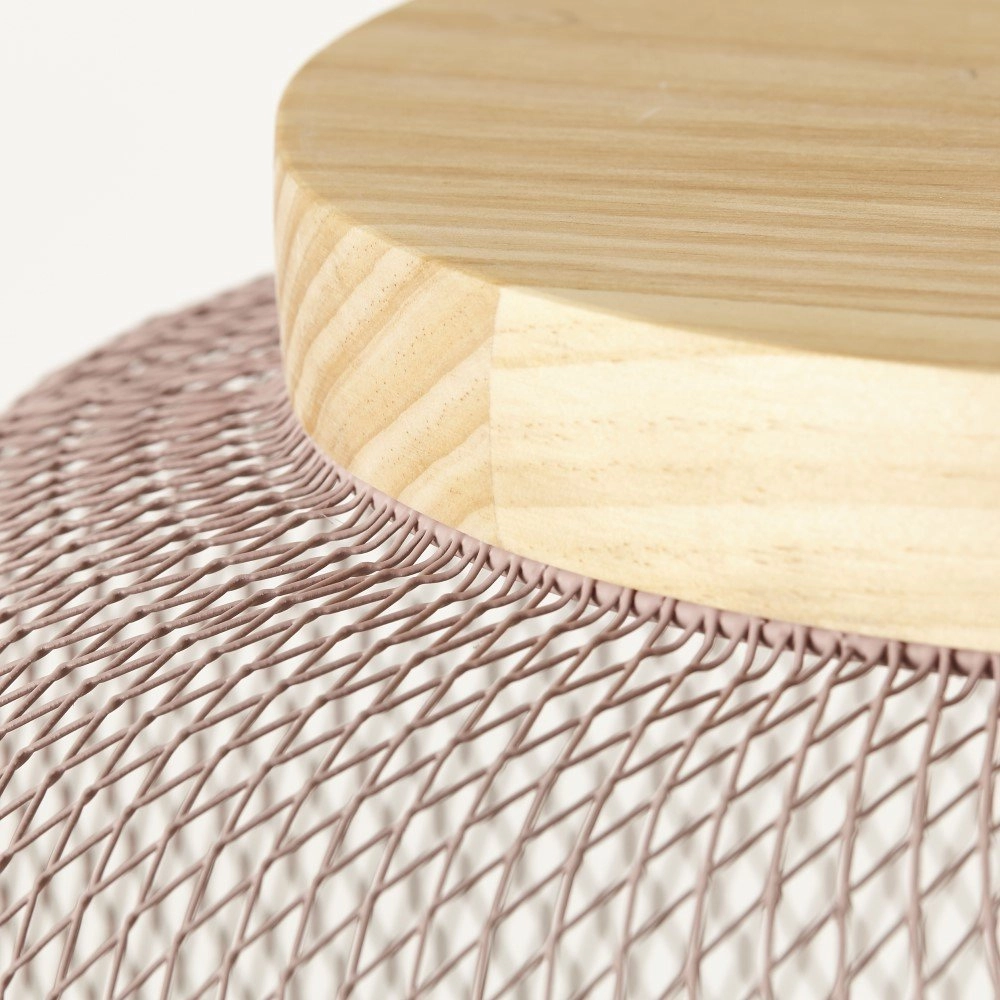 Roze draadlamp Giada Ø 39cm Brilliant 4004353354304