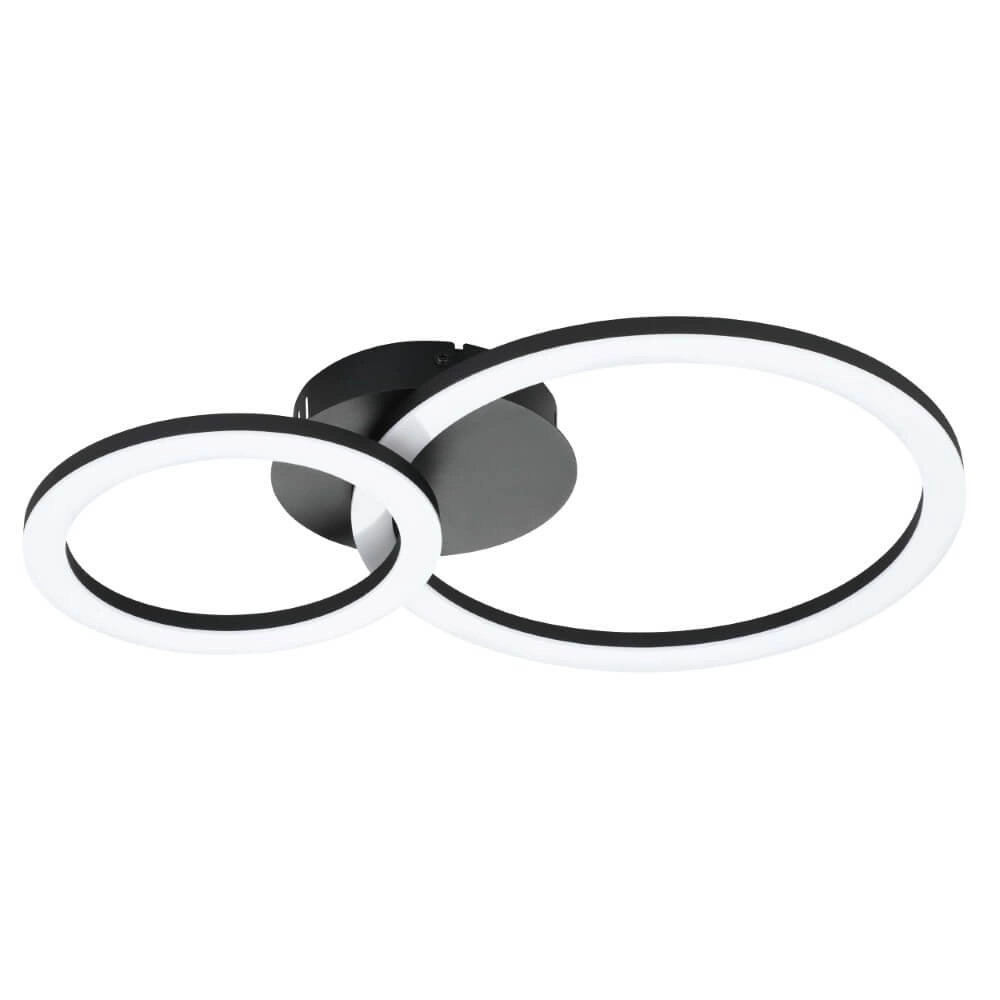 Plafondlamp Zigbee Parrapos-Z 44,5x30cm zwart Eglo 9008606231256