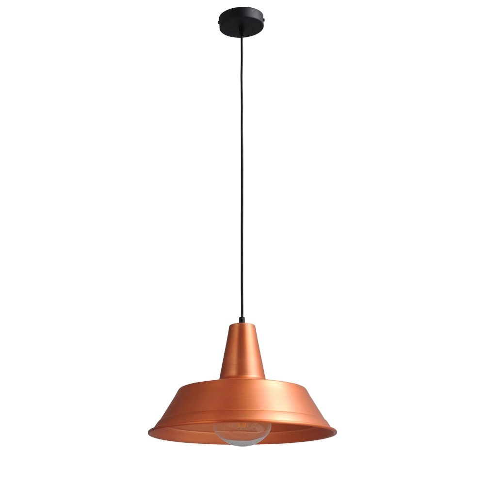 Koperen retro hanglamp Industria 45 Masterlight 8718121237763