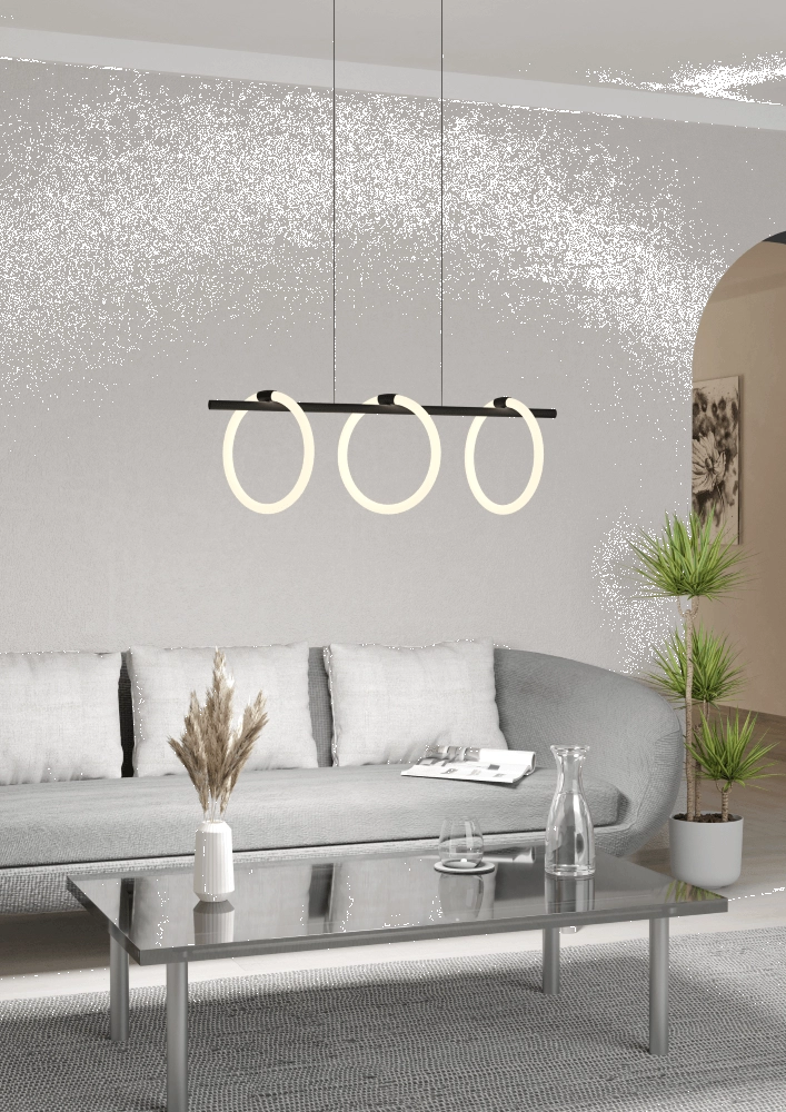 Moderne hanglamp Caranacoa 3-lichts Eglo 9008606244645