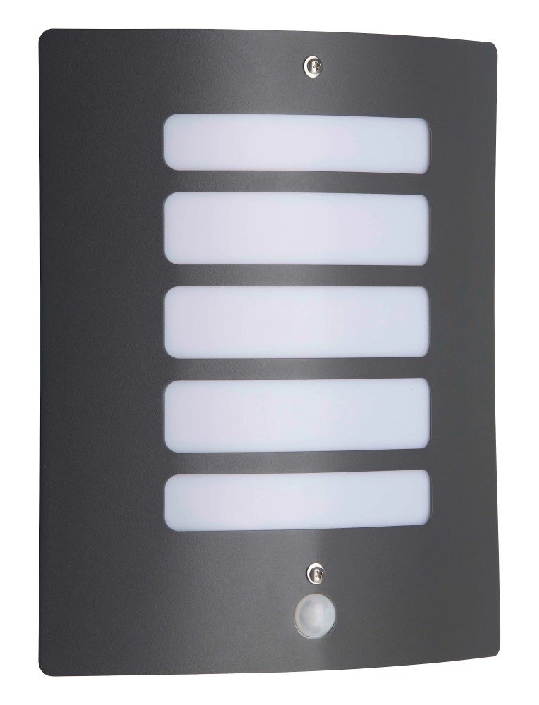 Antraciete buitenlamp Todd met sensor