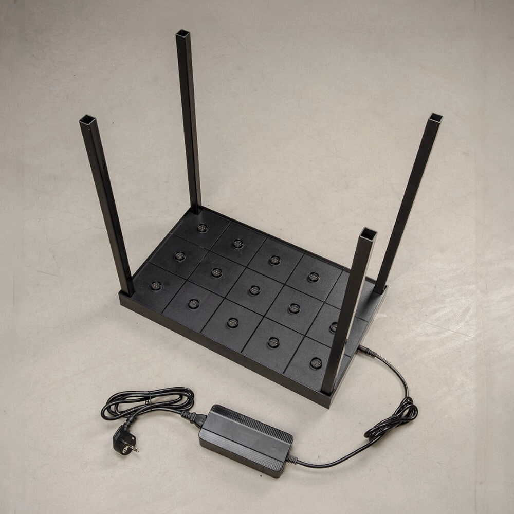 Zwart Oplaadpaneel voor 15 tafellampjes KonstSmide 7318307836752