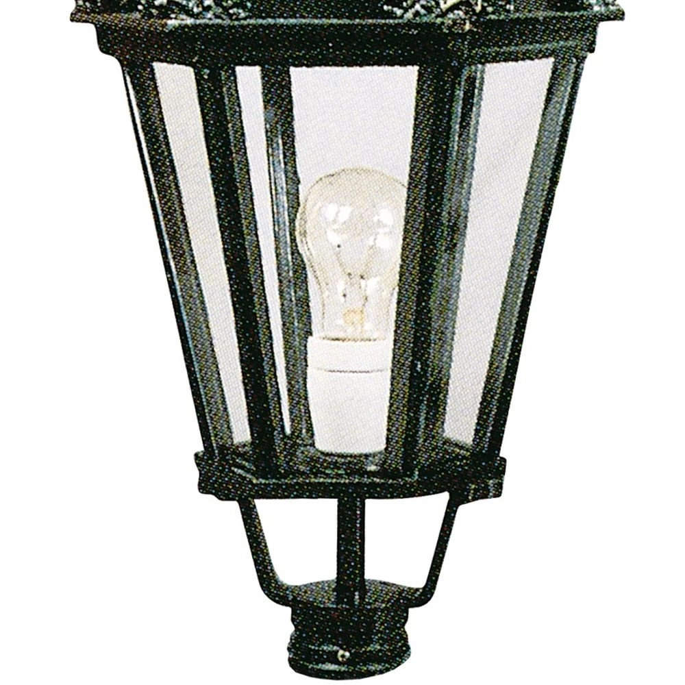 Nostalgische lantaarn lamp Bergum K7 met kronen - zwart KS Verlichting 8714732151146