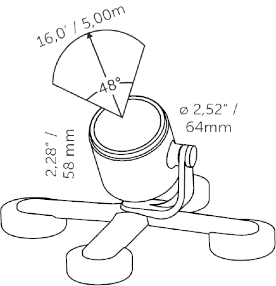 Onderwater spot Sub 12 volt LED In-lite 8717051004865