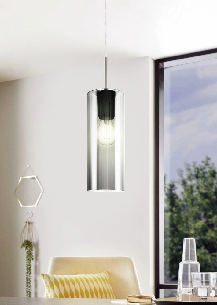 Smoke glazen hanglamp Selvino Ø 10cm Eglo 9002759986940