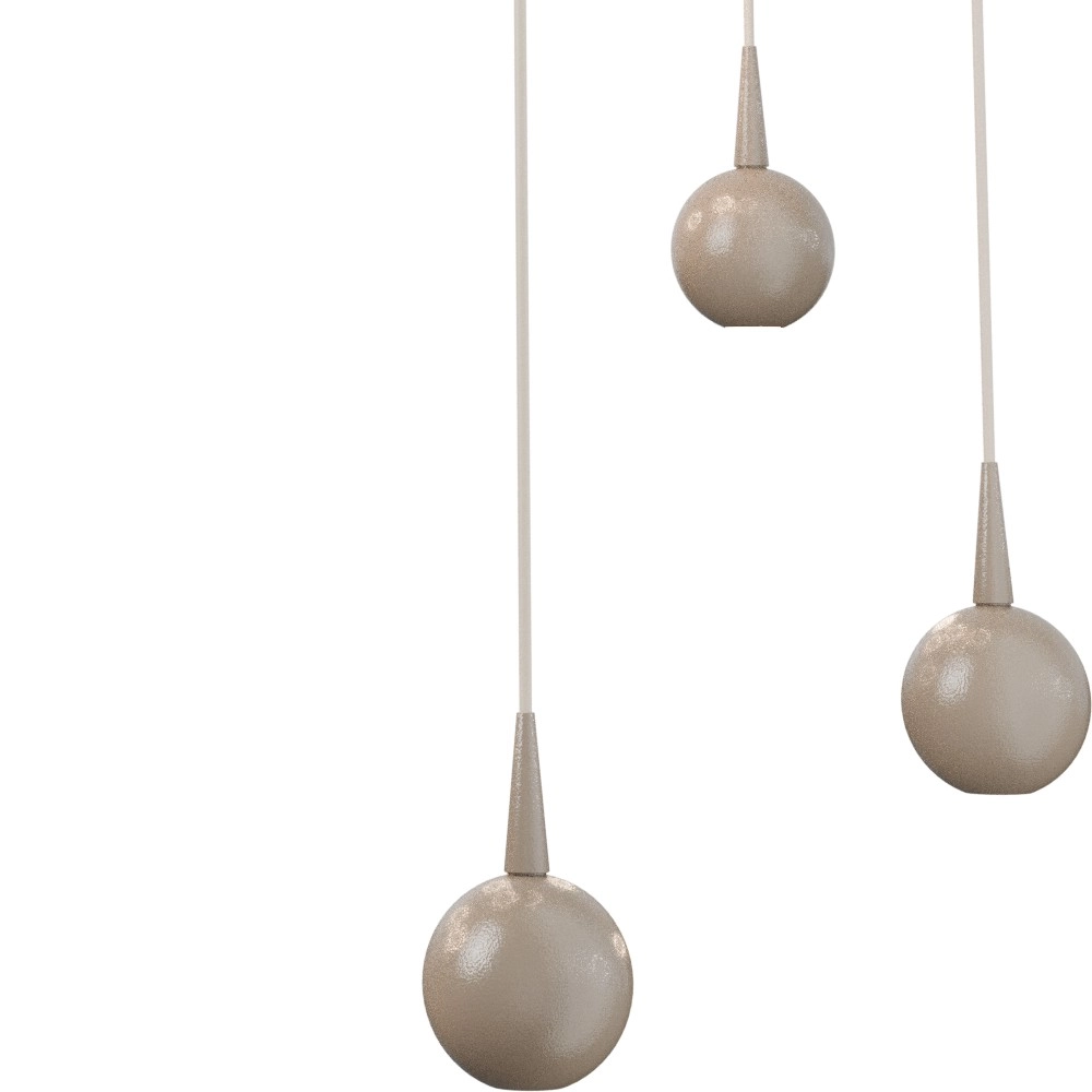 9-lichts hanglamp Talana beige terra Ø 50cm DTW Masterlight 8718121399096