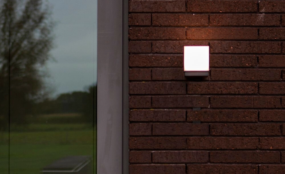 Vierkante wandlamp Cuba antraciet design Lutec 6939412012452