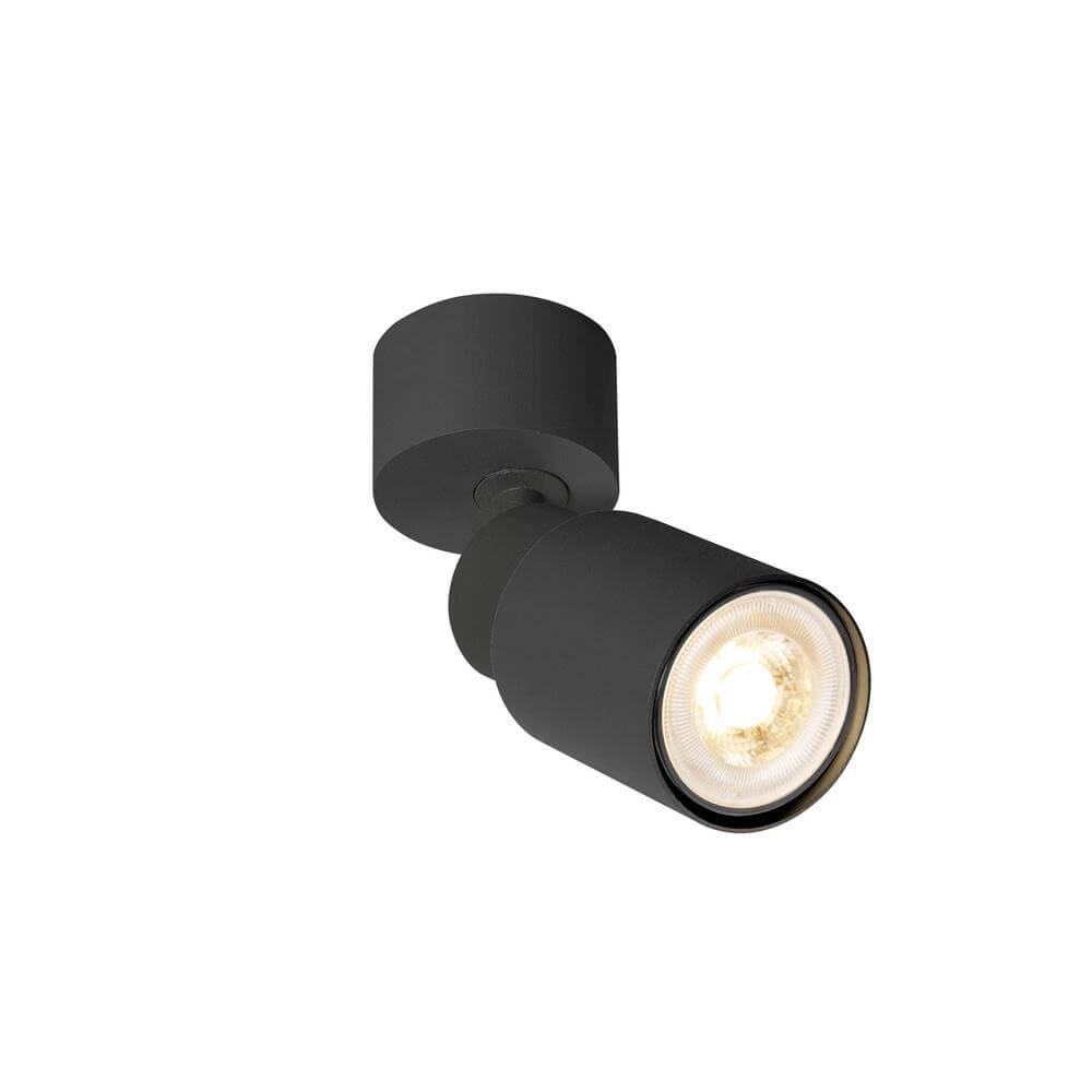Opbouwspot Puri 2.0 Tube zwart enkel Opbouwspot Puri 2.0 Tube zwart enkel