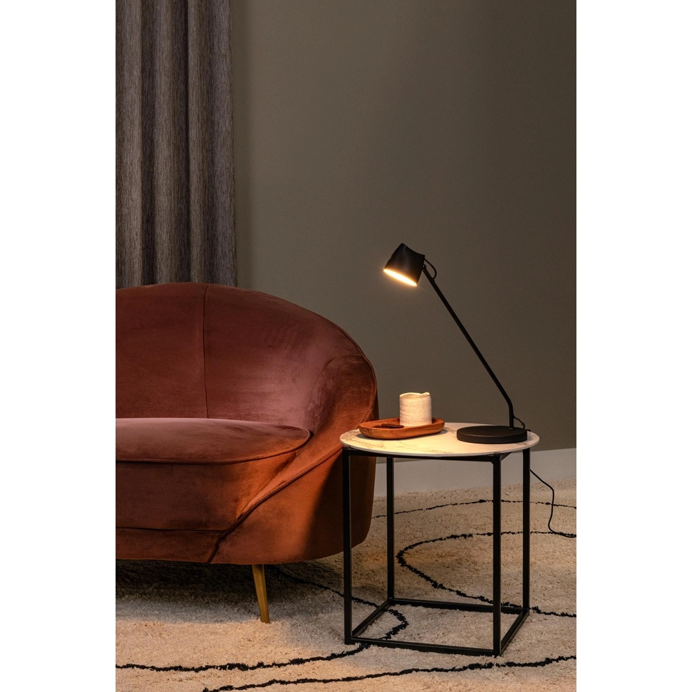 Bureaulamp Milne zwart Lucide 5411212421111