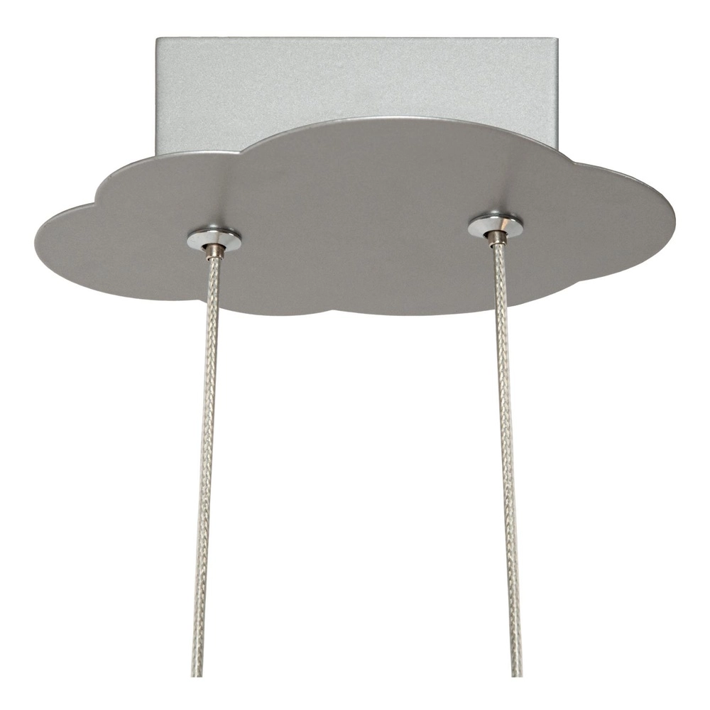 Kinderkamer hanglamp Fokker vliegtuig metaalgrijs Lucide 5411212771520