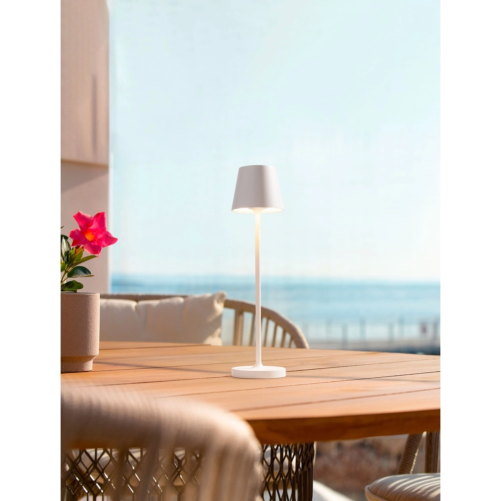 Tafellamp Petit wit oplaadbaar Lyora 5212017450760