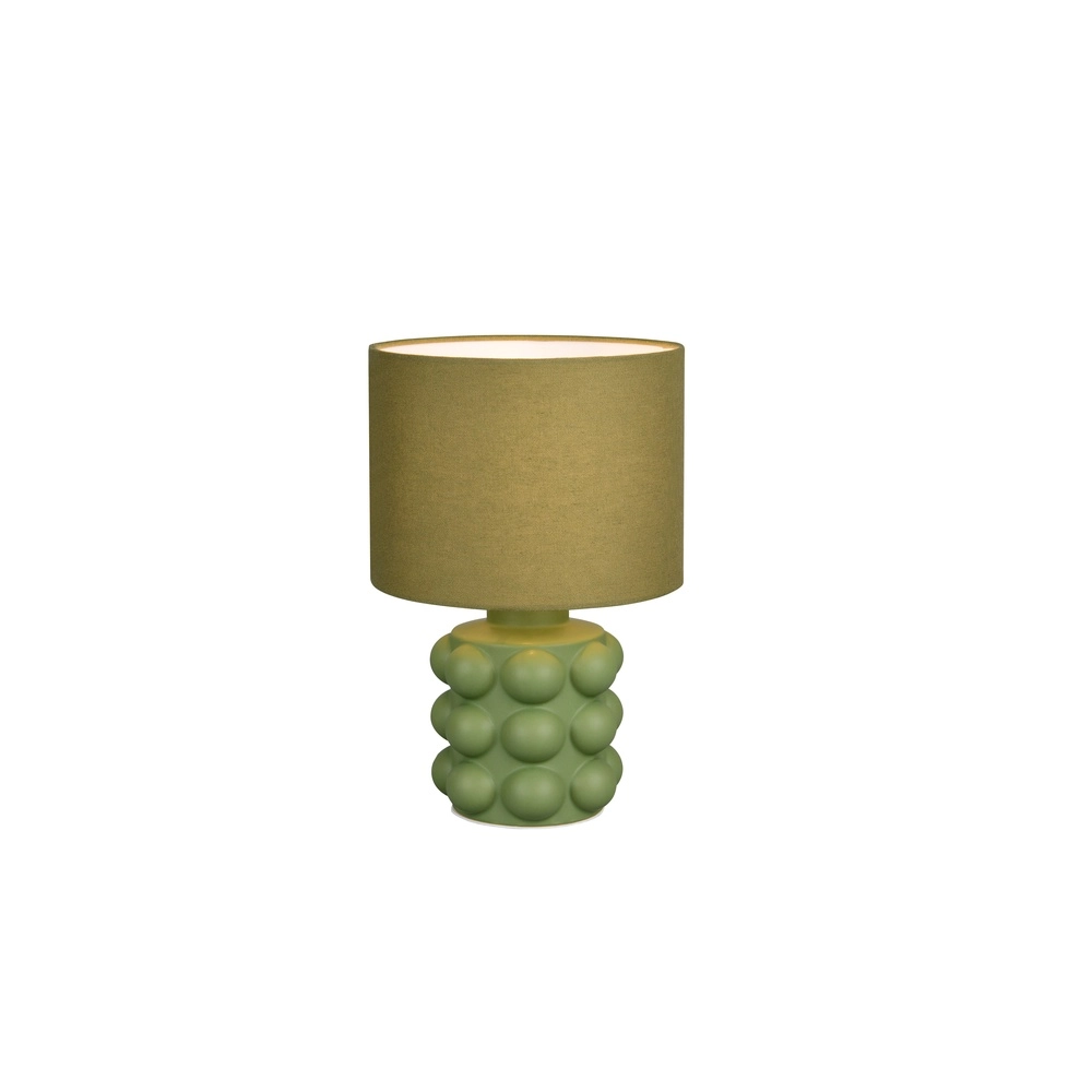 Tafellamp Kate groen Ø 20cm Trio 4017807662573