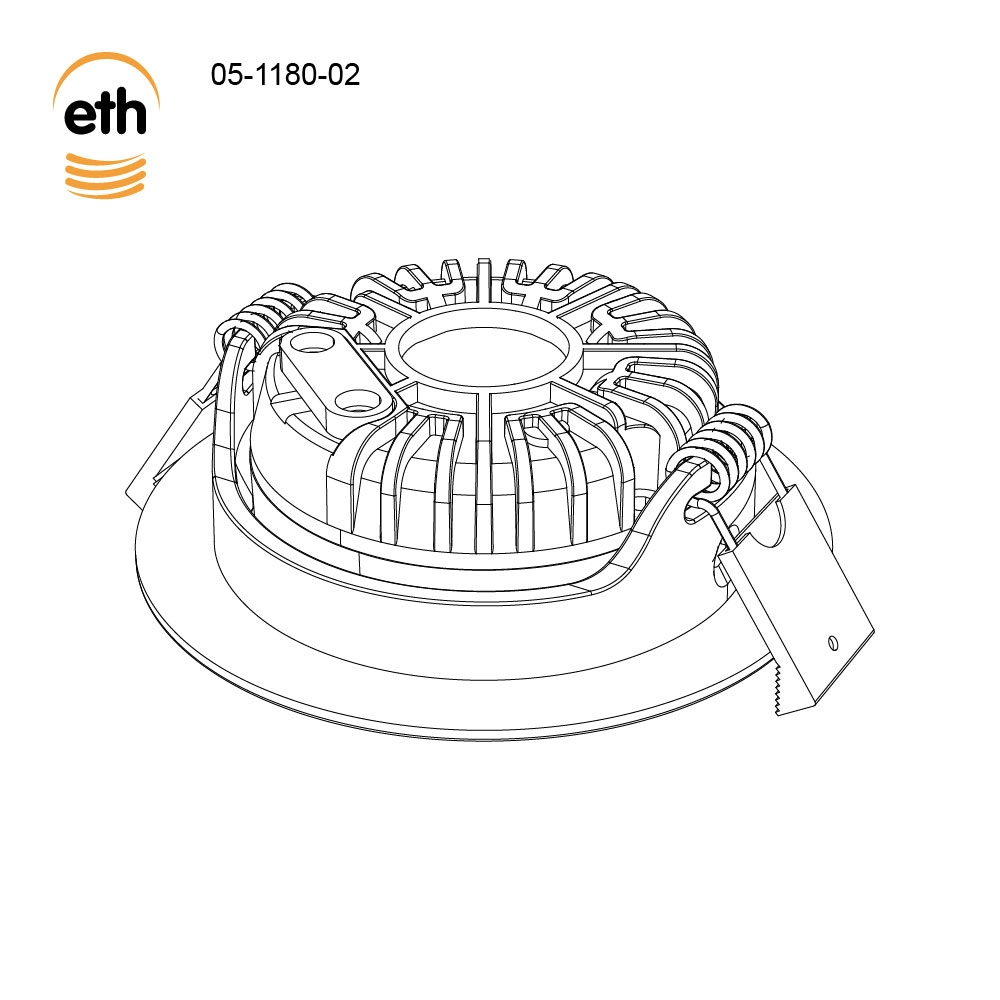Led inbouwspot Ronin IP44 - anodic brown ETH 8720195311188