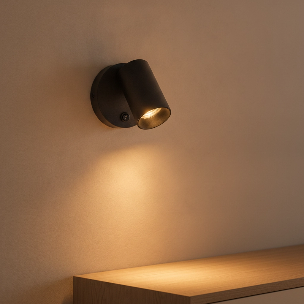 Wandspot Net rond zwart