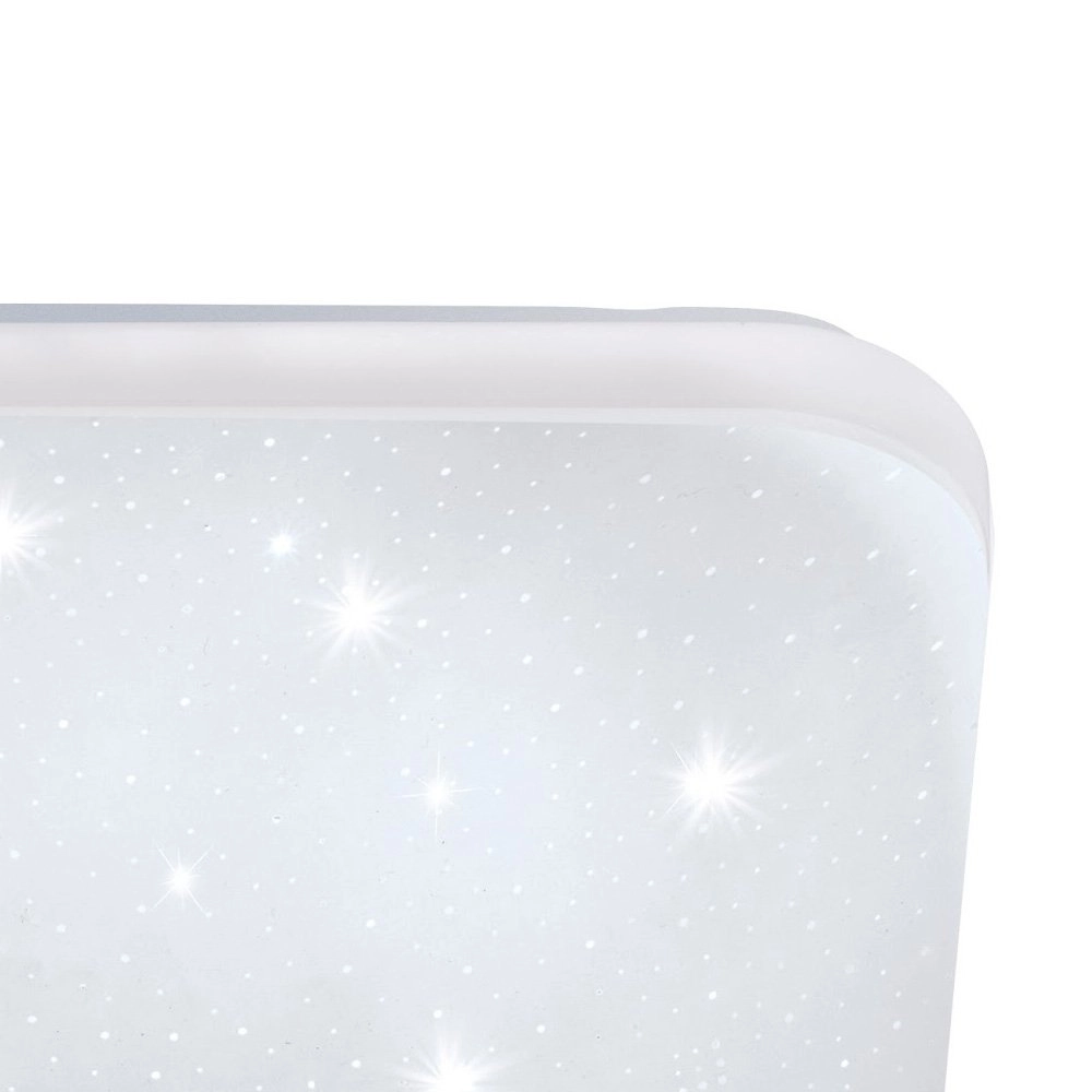 Vierkante plafondlamp Frania-S 43cm - 3000K stereffect wit Eglo 9002759978839