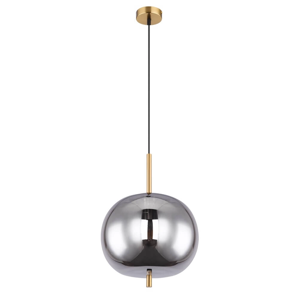 Gouden hanglamp Blacky I enkel Ø 30cm Globo 9007371422036