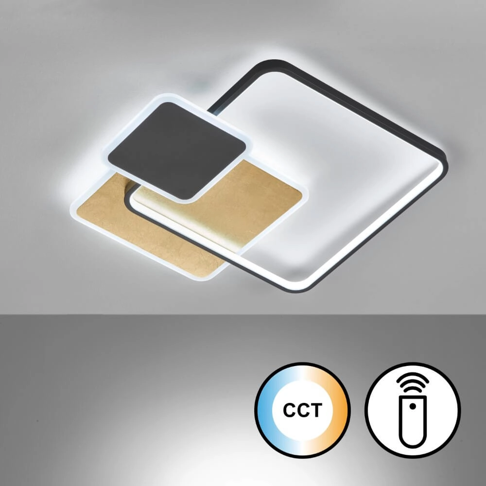 Design plafondlamp Tomo vierkant led Fischer & Honsel 4003694214797