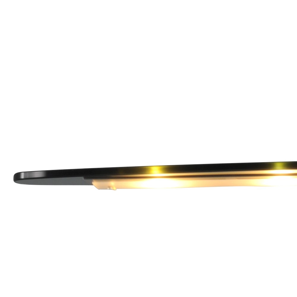 Hanglamp eettafel - kantoor Vigo 2 140cm nikkel met zwart Masterlight 8718121181110