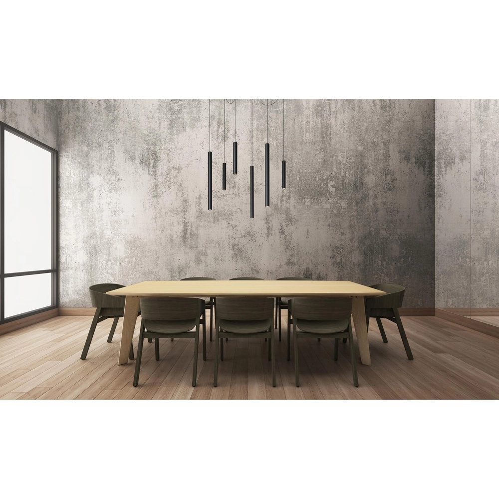 6-lichts hanglamp Lorenz design zwart Lucide 5411212740700