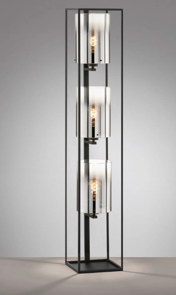 Vloerlamp Samu smoke glas Fischer & Honsel 4003694404198
