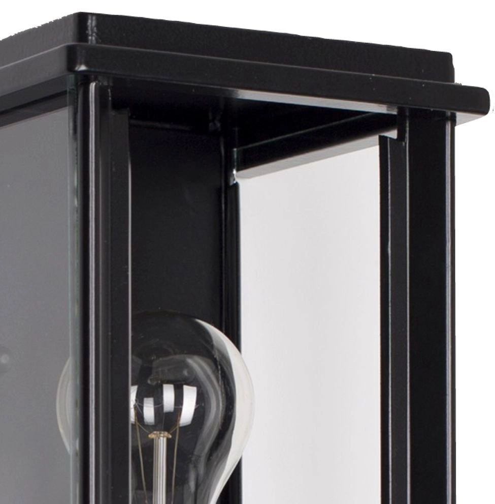 Stijlvolle buitenlamp Capital 24cm zwart KS Verlichting 8714732660105