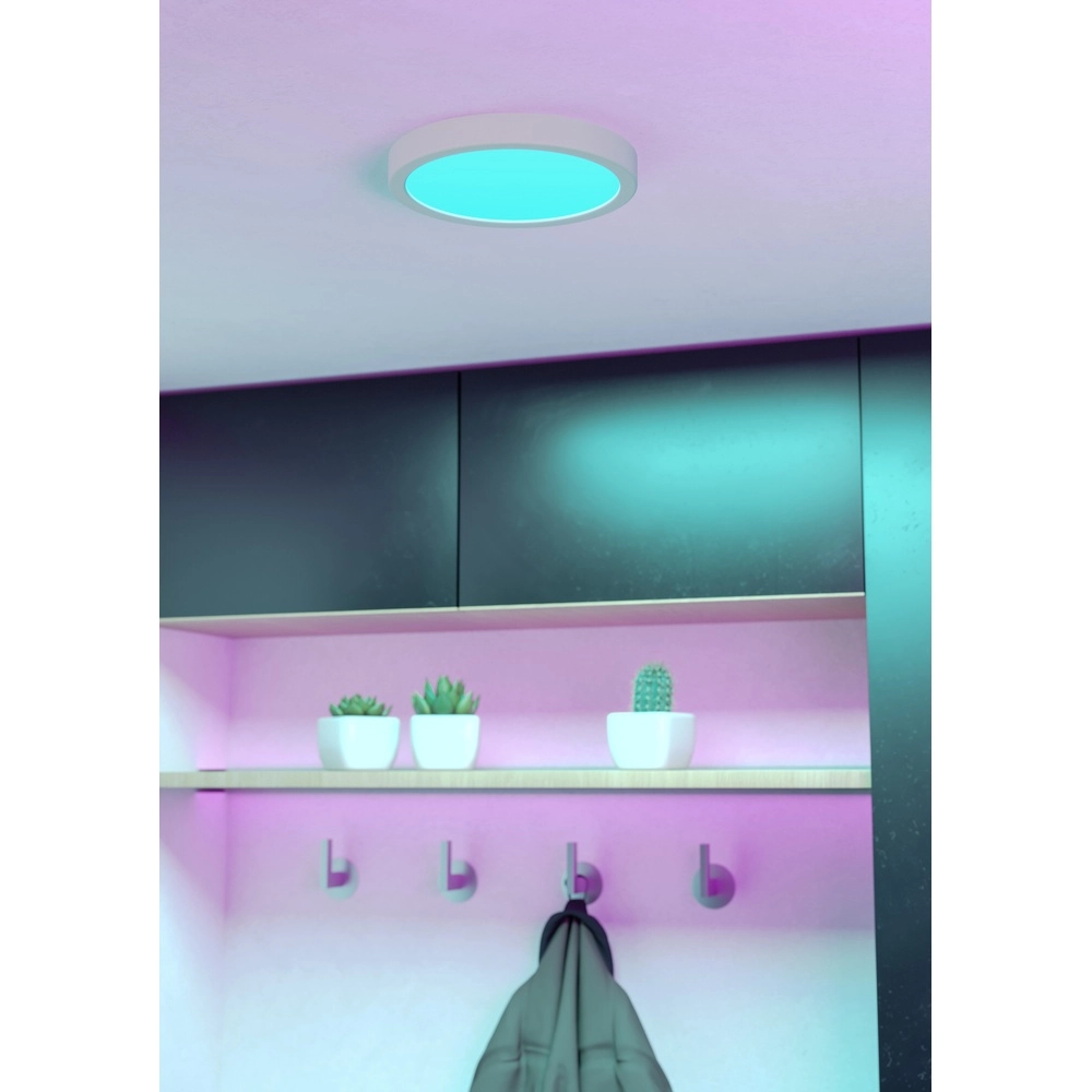 Plafonnière IP44 Fueva 6-Z rond - wit - Ø 21,1cm Eglo 9008606330546